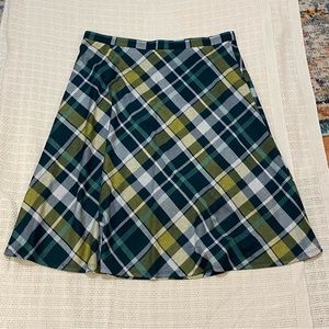 Green plaid size large skirts!